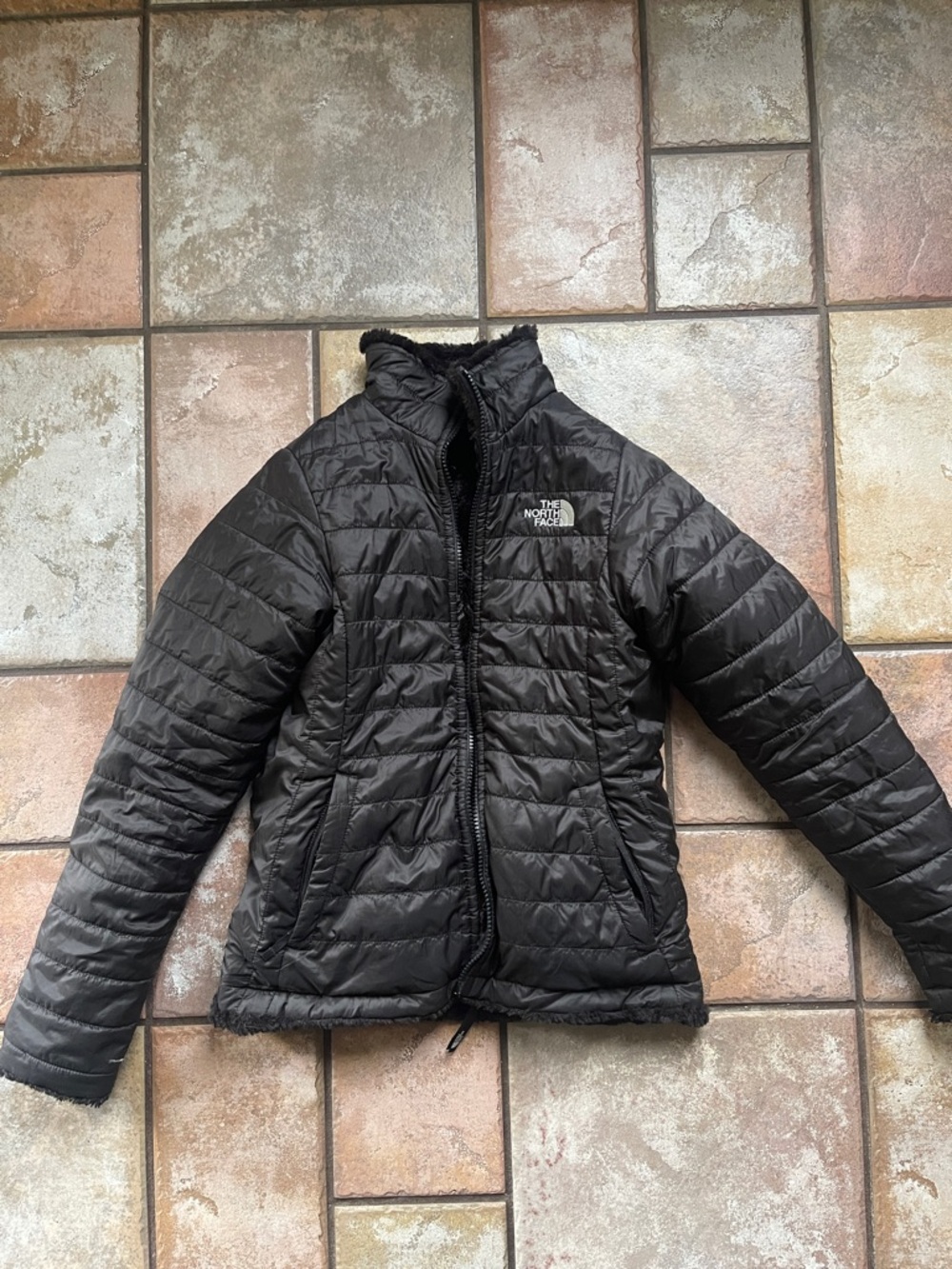 The North Face Black Quilted Kids Puffer Jacket